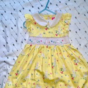 Good Lad Yellow Bunny Easter Dress